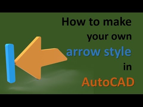 making an arrow in autocad
